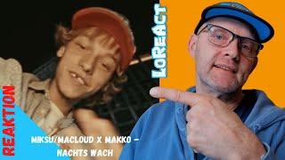 MiksuMacloud x makko - Nachts wach - Videodreh NY Reaktion - REAKTION | Deutschrap Reaction  LoReAct