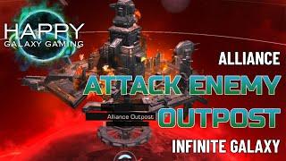 Infinite Galaxy - Attack and Takeover an Enemy Outpost or HQ - All you need to know to be victorious