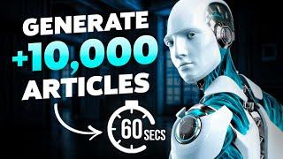  How I Published 10,000 AI SEO Articles in 60 Seconds (AI Tool)! 