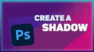 Drop Shadow in Photoshop! Beginners Tutorial - 5 Minutes