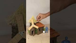 How To Make Beautiful Mini House With Clay | Mitti Se Chota Ghar Banane Ka Tarika