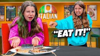 My Sister Decides what we EAT for 24 Hours! *Bad Idea*