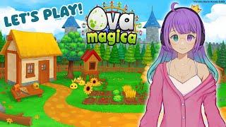 Let's Play! First look at Ova Magica  Animal Crossing x Harvest Moon!?