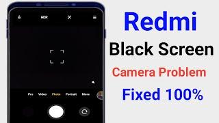 Redmi Phone Camera Black Screen Problem । Fix Redmi Mi Mobile Camera Black Screen Problem Solve
