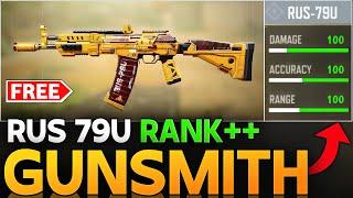 RUS-79U BEST LOW RECOIL GUNSMITH CALL OF DUTY MOBILE  | RUS 79U FREE SKIN |