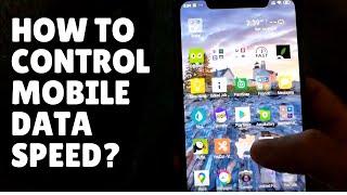 How To Control Mobile Data Speed on Android? - Works For both Mobile Data And WiFi! - Android App!