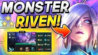 RIVEN ⭐⭐⭐ MONSTER *15K NUKES*  - TFT SET 4 Teamfight Tactics FATES I Guide Best Comps Build Strategy