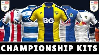 English Championship All Confirmed Home Kits For Upcoming Season 24-25....