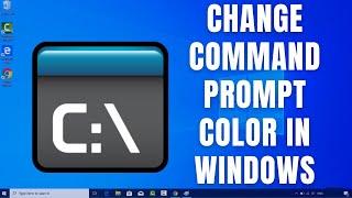 How To Change Command Prompt Color In Windows 10