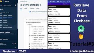 Firebase Data to RecyclerView|How to Retrieve Firebase data into RecyclerView|Realtime DB|  2022|P-2