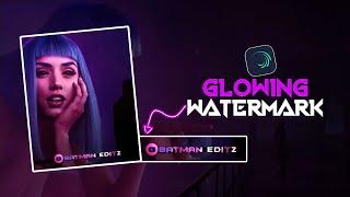 Glowing Watermark Tutorial || Alight Motion