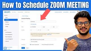 How to Schedule a Zoom Meeting (HINDI)
