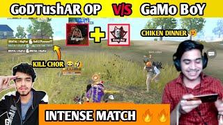 GoDTushar OP VS Gamo Boy  का खतरनाक GamePlay Pubg Lite |GoDPraveen YT VS Gamo Boy intense Fight
