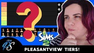 All Pleasantview Sims RANKED from Best to Worst ~ Sims 2 Tiers!