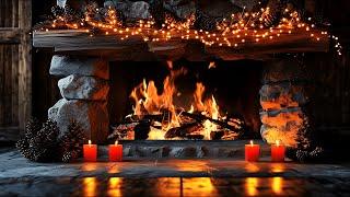 Relaxing 4K Fireplace with Crackling Fire Sounds Perfect for Combating Stress and Insomnia