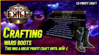 PoE 3.20 - Profit Crafting Ward Boots