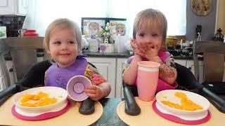 Twins try cheddar cheese curds