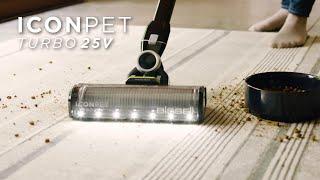 ICONPET® TURBO Cordless Stick Vacuum Feature Overview