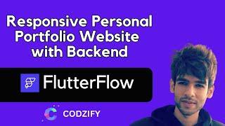 How to Build a Stunning Responsive Portfolio Website with FlutterFlow – Full Tutorial  