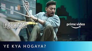 Irrfan Khan In A Situation | Karwaan | Comedy Scene | Amazon Prime Video