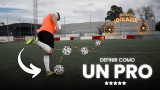 Cómo DEFINIR en Fútbol como un PRO (frente al portero) ️ GUÍA COMPLETA de CÓMO METER GOLES