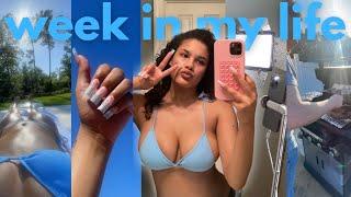 WEEK IN MY LIFE | pool day, lots of cooking, nail tech life, and more