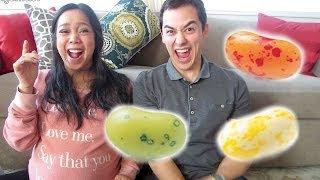 NASTY JELLY BEAN CHALLENGE! (Bean Boozled Challenge) - itsjudytime