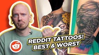 BEST & WORST REDDIT TATTOOS | Tattoo Critiques | Pony Lawson