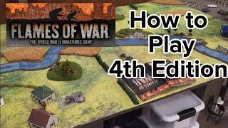 How to play Flames of War 4th Edition (FOW)