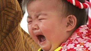 Crying baby contest in Japan