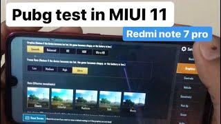 Redmi note 7 pro MIUI 11 pubg test experience 