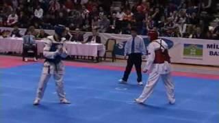 European Taekwondo Qualification Tournament for Beijing Olympic Games Istanbul Male over 80 kg Bosnia vs Serbia Round 1