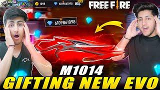 Gifting New Evo M1014 And 10,000 Diamond  To My Brother - Garena Free Fire