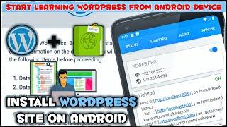 Create A WordPress Site On Android Locally