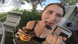 EATING VEGEMITE!! (INSTANT REGRET!!)