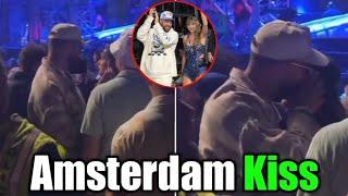 New Footage of Taylor Swift & Travis Kelce KISSING at Bar in Amsterdam after Finishing N2 Concert