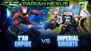 T'au Empire vs Imperial Knights Competitive Battle Report