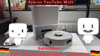 SwitchBot K10+ Pro Mini Saugroboter - Unboxing  Einrichtung  Test  der kleinste Staubsauger aber TOP