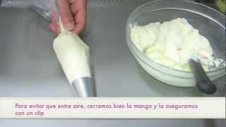 Cómo utilizar la manga pastelera
