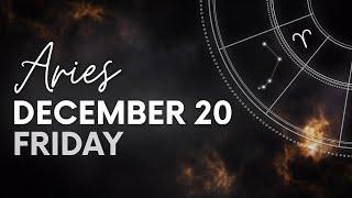 Aries - Daily Horoscope - December 20, 2024