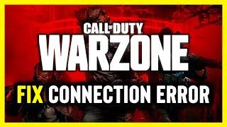 FIX Warzone 3 Connection Failed/Error | Multiplayer & Connectivity Issue PC
