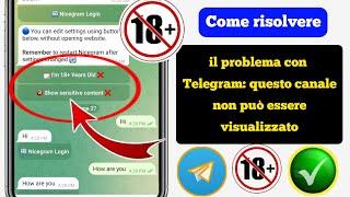 Come risolvere questo canale non può essere visualizzato su Telegram Nuovo processo (2024)