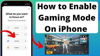 How to Enable Gaming Mode On iPhone or iPad iOS 15 Focus Gaming Mode Option In iPhone New