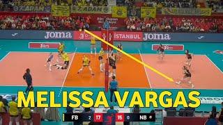 Melissa Vargas | fenerbahce opet vs. Nilufer BLD | Turkish volleyball League 2024