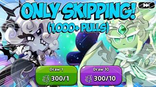 OMG! 1,000+ Pulls But I Have To Skip EVERY PULL! | COOKIE RUN KINGDOM GACHA OPENING