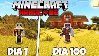 SOBREVIVI 100 DIAS NO BIOMA DE SAVANA NO MINECRAFT HARDCORE