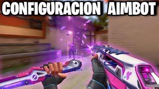 MEJOR CONFIGURACION VALORANT CONSOLE AIMBOT +FREE AIM (SETTINGS 2024)