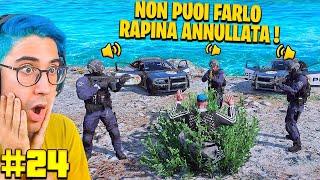 MI NASCONDO DENTRO UN CESPUGLIO E ANNULLANO LA RAPINA su GTA5 RP (AHIAAA ADVENTURE EP.24)