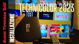 Tutorial Timvision BOX Technicolor Installazione Decoder TV box android TV  TIM (2023version)