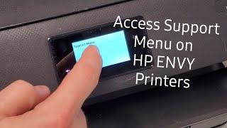 How to Access Printer Secret Menu Reset HP ENVY 7155 5540 4520 4516 4512 6255